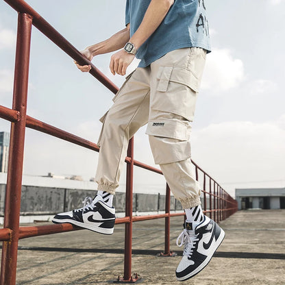 streetwear mens hip hop jogging pants casual men trousers big size loose sweatpants male 2023 new multi pocket harem pants 5xl relaxed fit joggers