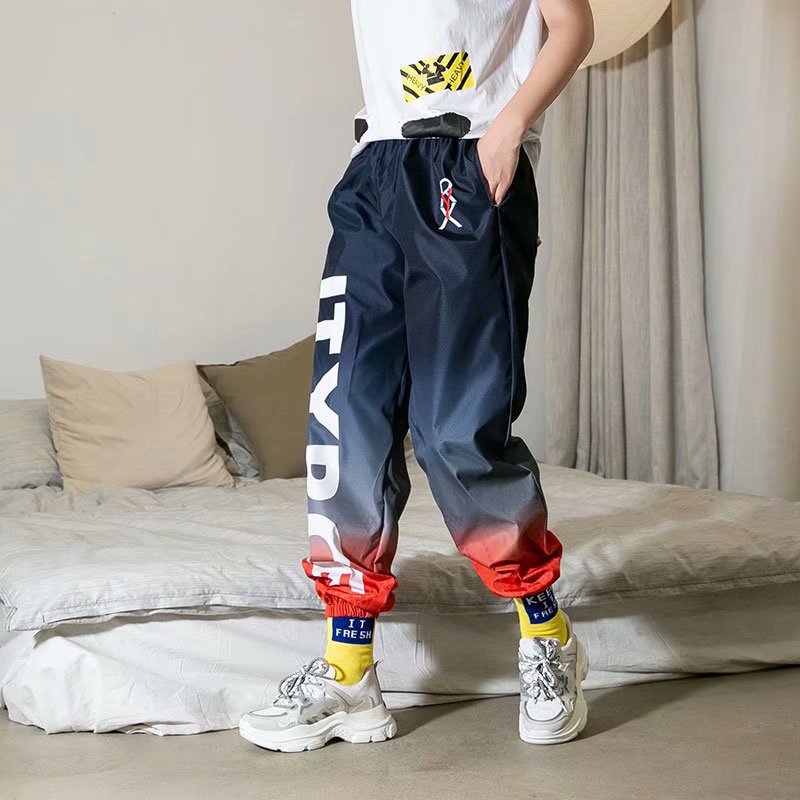 "Rainbow Effect" Unisex Men Women Streetwear Graphic Pants Daulet Apparel