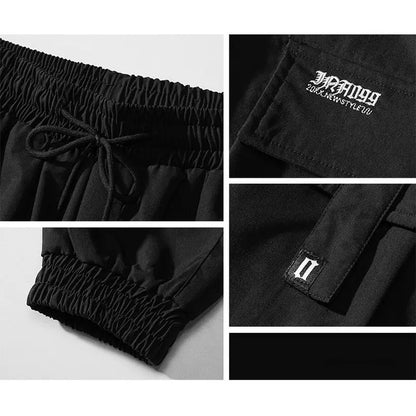 streetwear mens hip hop jogging pants casual men trousers big size loose sweatpants male 2023 new multi pocket harem pants 5xl sporty tapered joggers