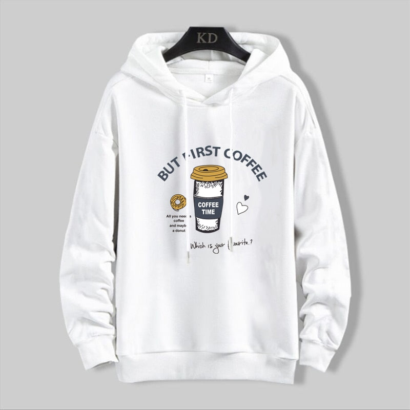 "Best Coffee" Unisex Men Women Streetwear Graphic Hoodie Daulet Apparel