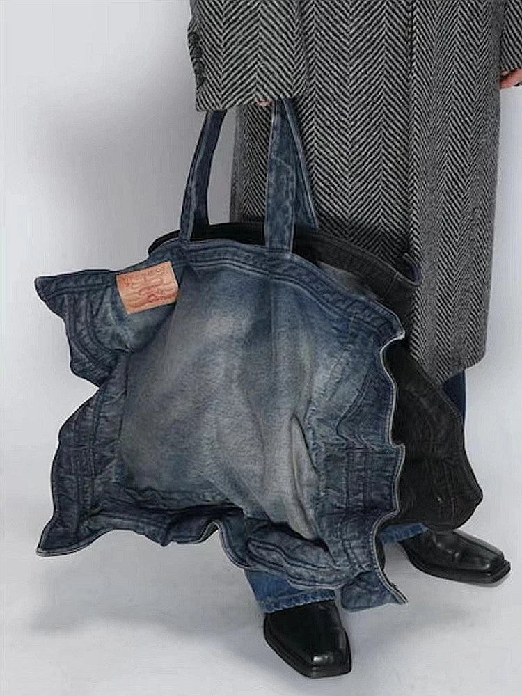 New 2024 Capacity Embroidered Project Messenger Strap Bag Men Women High Quality denimFunctional Shoulder Bags #787 Street King Limited
