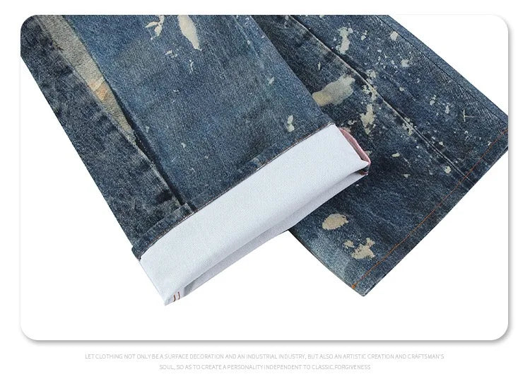 Graffiti splash ink paint baggy jeans Street King Limited
