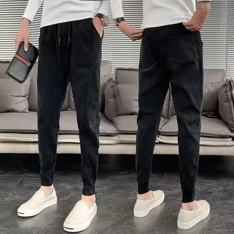 Fleece Men Trousers Korean Luxury Clothing Streetwear Slim Fit Cargo Pants Slim Fit Casual Work Wear Trousers Y2k 2024 Autumn Street King Limited