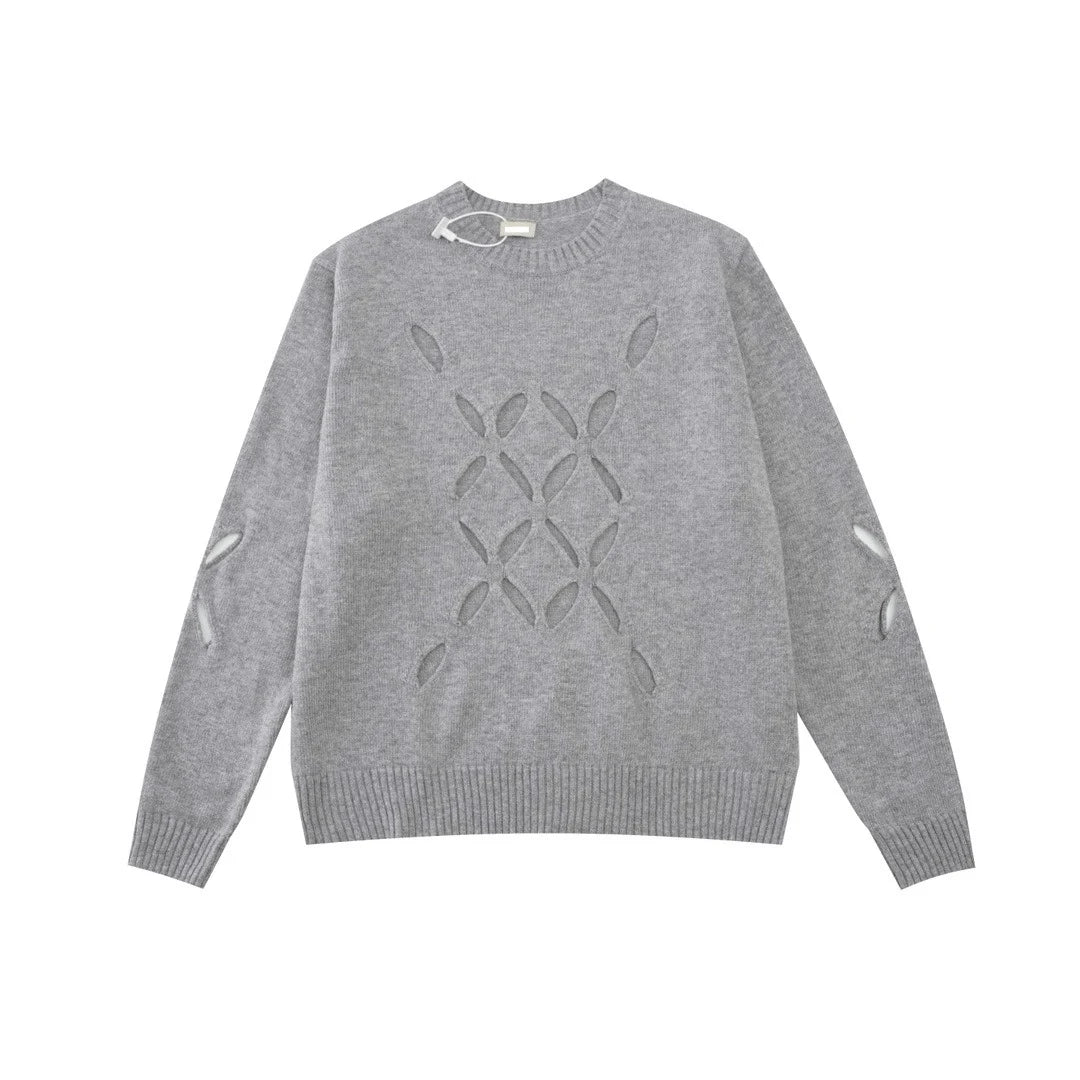 New Men Luxury Cooke The End Signature Slashed Gentleman Classic Cotton Knit Casual Sweaters Pullover Jumper High Drake #708 Street King Limited