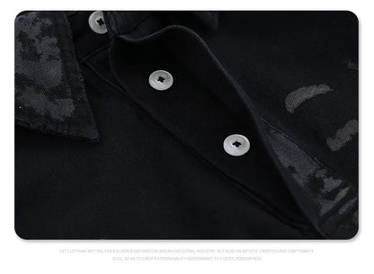 Embroidered patchwork shirt Street King Limited