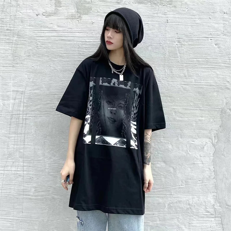 High Quality CAVEMPT Tops Tee Phantom Letter Printing Classic All-match Men Woman Loose O-Neck Summer C.E T Shirt Street King Limited