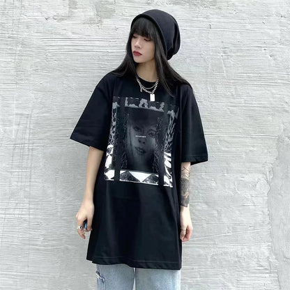 High Quality CAVEMPT Tops Tee Phantom Letter Printing Classic All-match Men Woman Loose O-Neck Summer C.E T Shirt Street King Limited