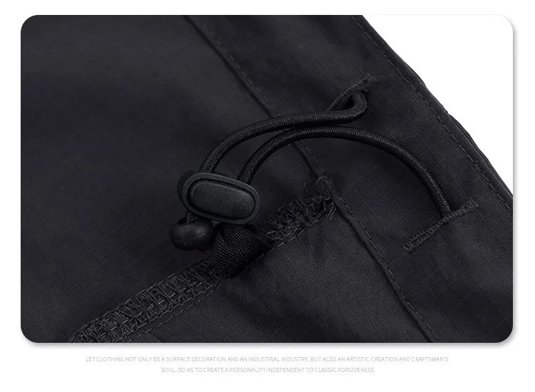 Side stitching color bump hem drawstring plus two layers of short-sleeved shirt profile Street King Limited