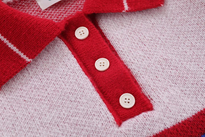 Men Knitted Sweater Jumper Casual Polo Neck Letter Casual Long Sleeve Streetwear Hip Hop Autumn Winter Pullover Knitwear Sweater Street King Limited