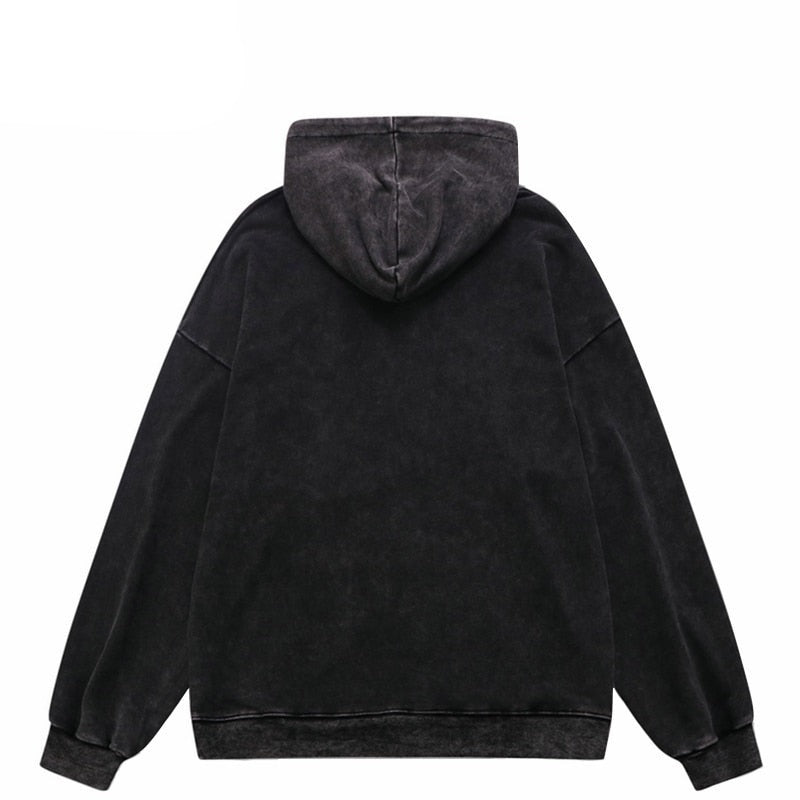 "Night Fox" Unisex Men Women Streetwear Graphic Hoodie Daulet Apparel