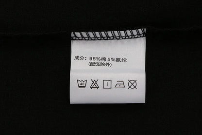 Summer New Chaopai Boxer Letter Print T-shirt Men Woman 1:1 Best Quality Loose Versatile Vintage O-Neck Tops Tee Street King Limited