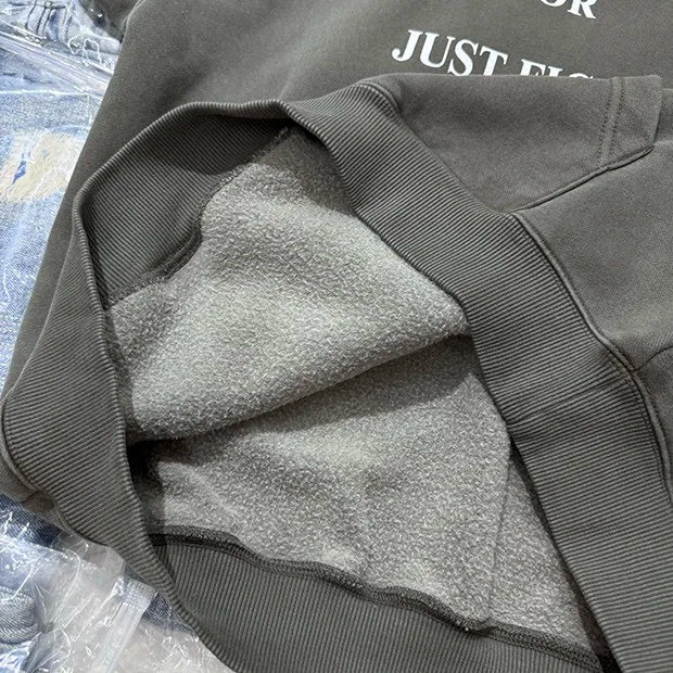 Monogrammed fleece hoodie Street King Limited