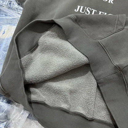 Monogrammed fleece hoodie Street King Limited