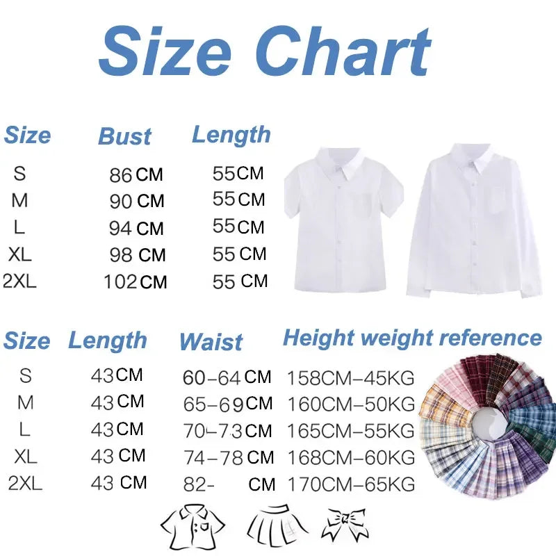 Jk Uniforms Gyaru School Uniform for Girl Student Pleated Skirt Uniform Set Women Short Sleeve Bow Tie Seifuku Japanese Style Street King Limited