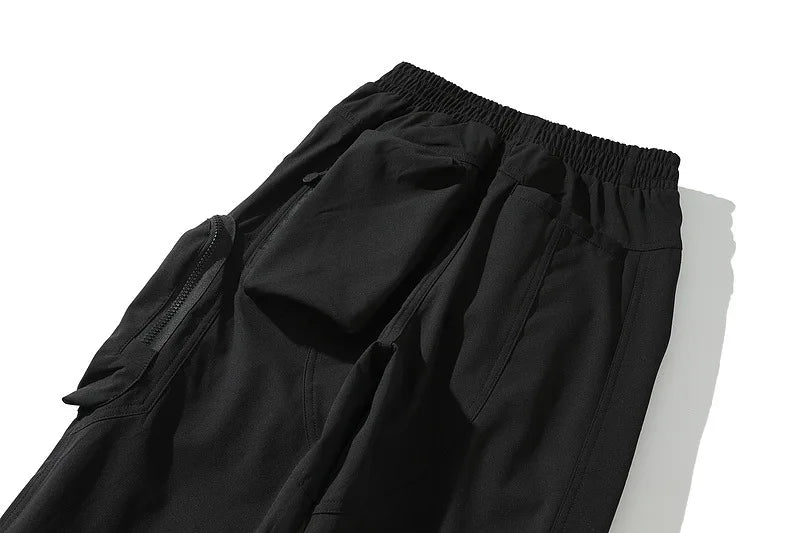 high new luxury men 2023 under my car zip up comfortable nylon workwear parkour tactical function casual pants sports cargo 484 unique cargo style 1051