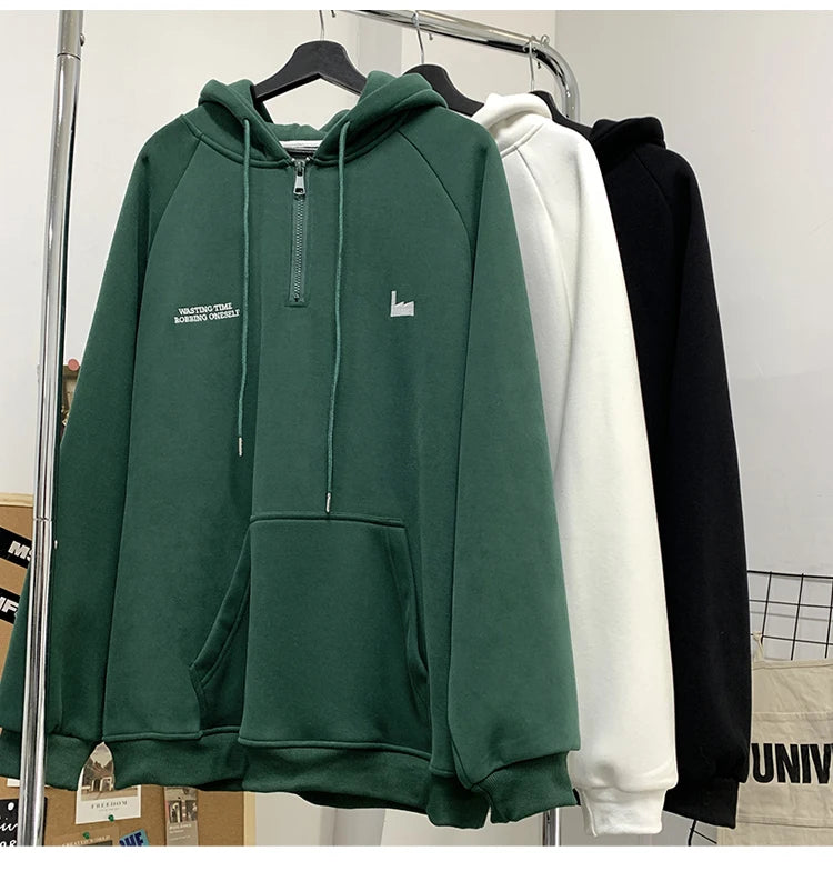 Men's Hoodies Trendy Brand Printing Fashion Drawstring Hooded Harajuku Unisex Street Sweatshirts Autumn Winter New Male Clothing Street King Limited