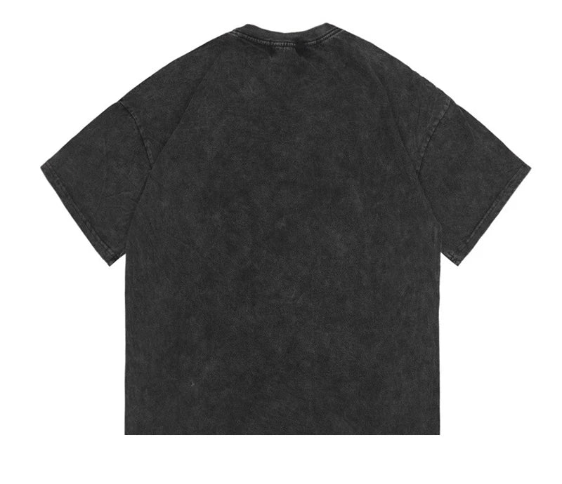 Rainbowtouches 2022 New Brand Men T-Shirt High Street Tidal Current Python Printing Mens Graphic T-Shirts Vintage Loose T-Shirt Street King Limited