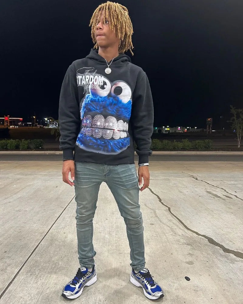2024 Y2k American Street Fashion Brand Casual Anime Print Oversized Hoodie Men Harajuku Hip-hop Retro All-match Pullover Women Street King Limited