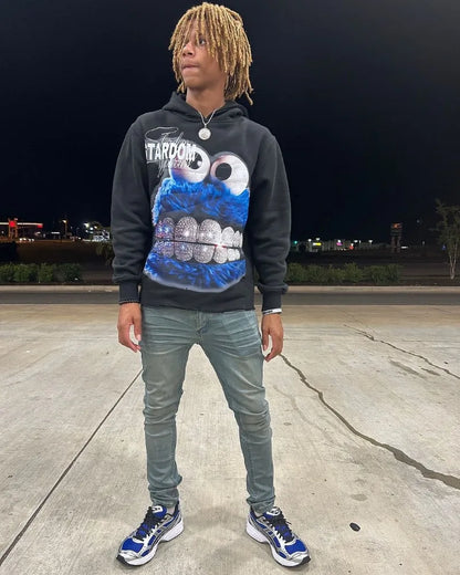 2024 Y2k American Street Fashion Brand Casual Anime Print Oversized Hoodie Men Harajuku Hip-hop Retro All-match Pullover Women Street King Limited