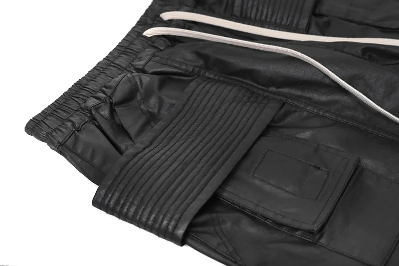 new men 2023 rick waxed tactical paratrooper cargo comfortable cotton parkour sweat casual pants sweatpants tag 720 relaxed fit joggers