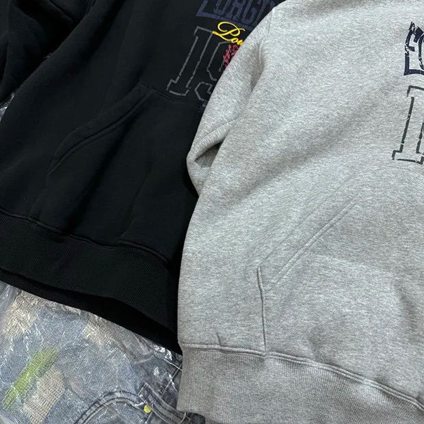 Printed fleece hoodie Street King Limited