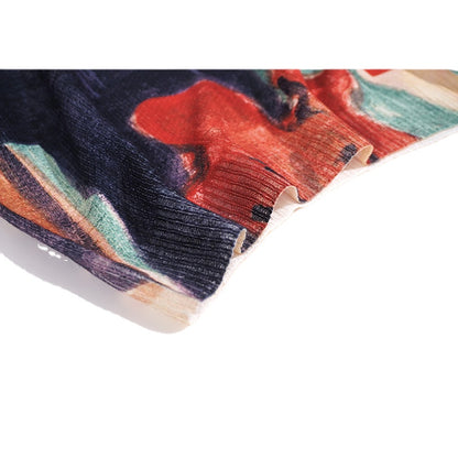 Men Hip Hop Sweater Pullover Streetwear  Harajuku Painting Knitted Sweater Retro Vintage Autumn Casual Cotton Pullovers Sweaters Street King Limited