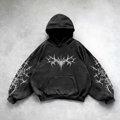 Y2k high street oversized sweatshirt hoodie 2024 new hoodies women couples goth harajuku tops goth streetwear gothic clothes Street King Limited