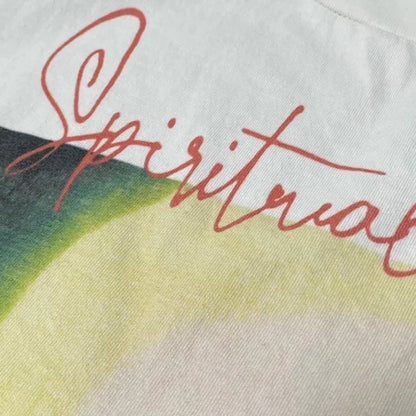 Spring Summer Cotton Vintage Short Sleeve Saint Top Tee Men Woman Casual Fashion T-shirts Street King Limited