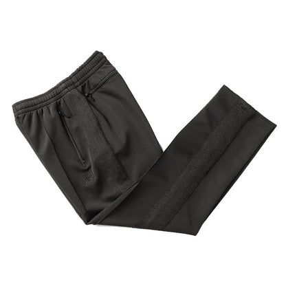 new pattern embroidery pants men woman 1 1 good quality side edge weaving stripe loose casual joggers sweatpants unique joggers style 4681