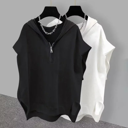 Techwear inspired Y2K tee – sadcore oversized print street fit