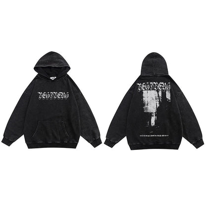 "City Streets" Unisex Men Women Streetwear Graphic Hoodie Daulet Apparel