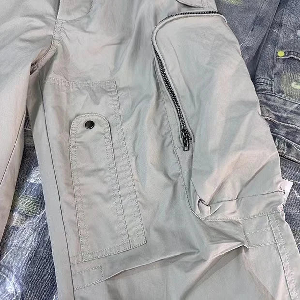 multi pocket workwear pants unique default style 1218