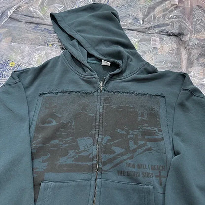 Cloth craft hooded zipper sweater jacket Street King Limited