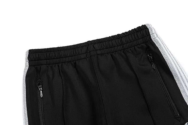 chaopai pattern embroidery loose casual pants side edge weaving straight leg pants men woman comfortable trousers unique default style 4665