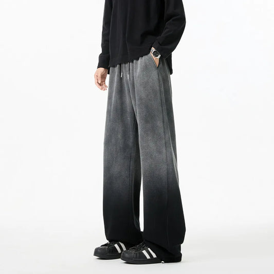 gradient sport pant men women loose casual streetwear fashion hip hop track jogger sweatpants couple plus size trousers streetwear sweatpants