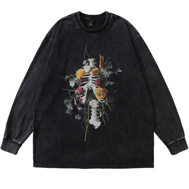 "Growing Garden" Unisex Men Women Streetwear Graphic Sweater Daulet Apparel