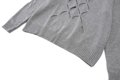 New Men Luxury Cooke The End Signature Slashed Gentleman Classic Cotton Knit Casual Sweaters Pullover Jumper High Drake #708 Street King Limited