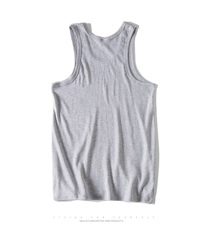 Hot Sale 3pcs / 100% Cotton Mens Sleeveless Tank Top Solid Muscle Vest Undershirts O-neck Gymclothing Tees Whorl Tops Street King Limited