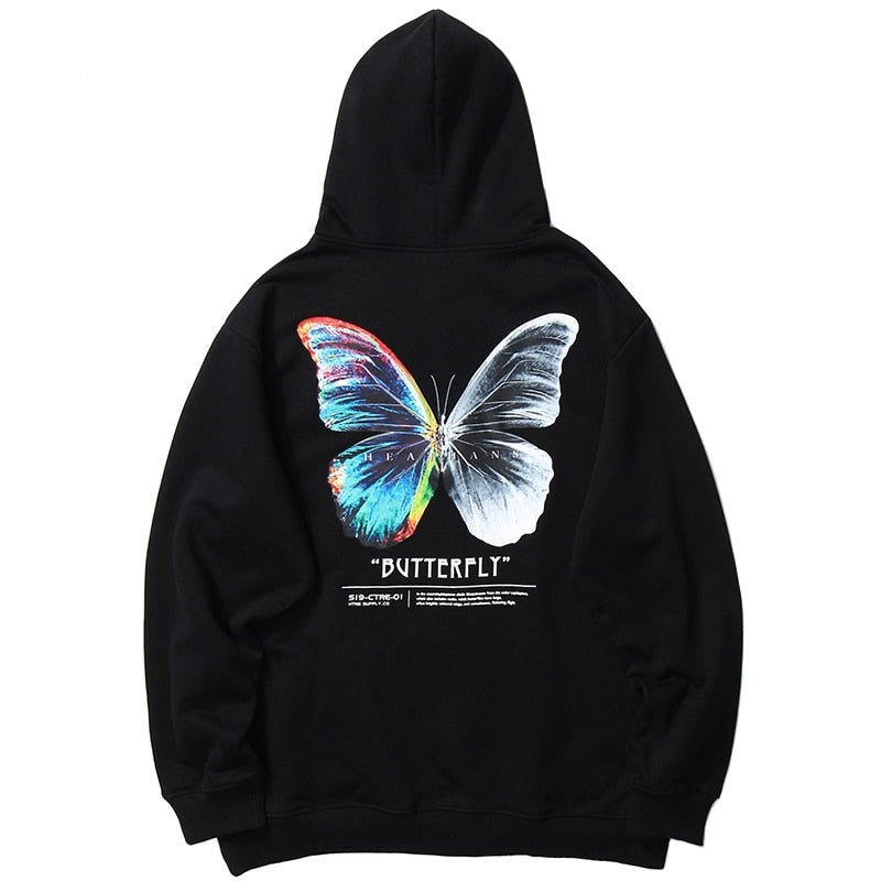 "Butterfly Effect" Unisex Men Women Streetwear Graphic Hoodie Daulet Apparel