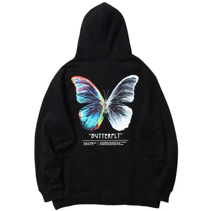 "Butterfly Effect" Unisex Men Women Streetwear Graphic Hoodie Daulet Apparel