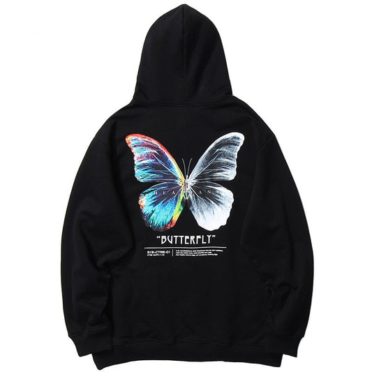 "Butterfly Effect" Unisex Men Women Streetwear Graphic Hoodie Daulet Apparel