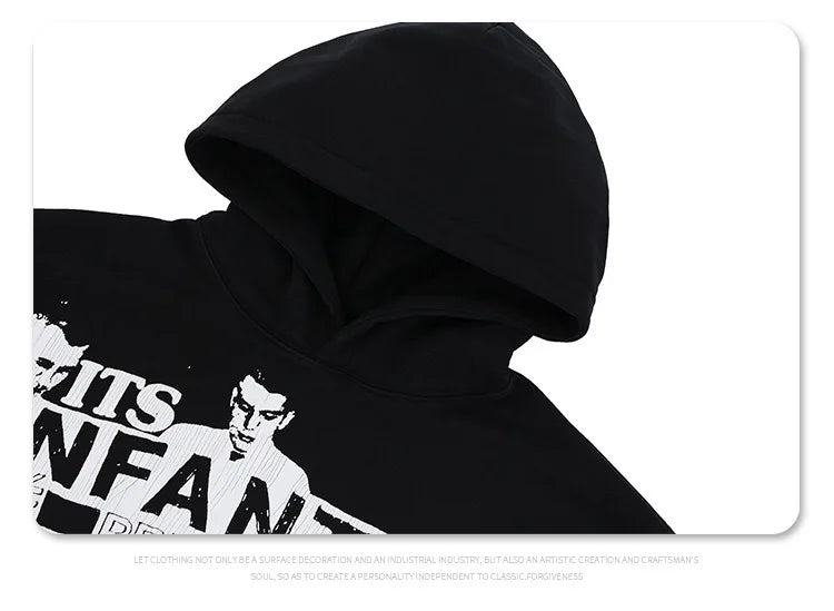 24AW printed hoodie Street King Limited