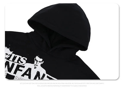 24AW printed hoodie Street King Limited