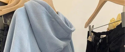 Designed embroidered squirrel hooded sweatshirt for women in spring and autumn loose and versatile American style lazy jacket Street King Limited
