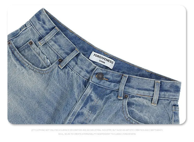 Destroy straight-leg wide jeans Street King Limited