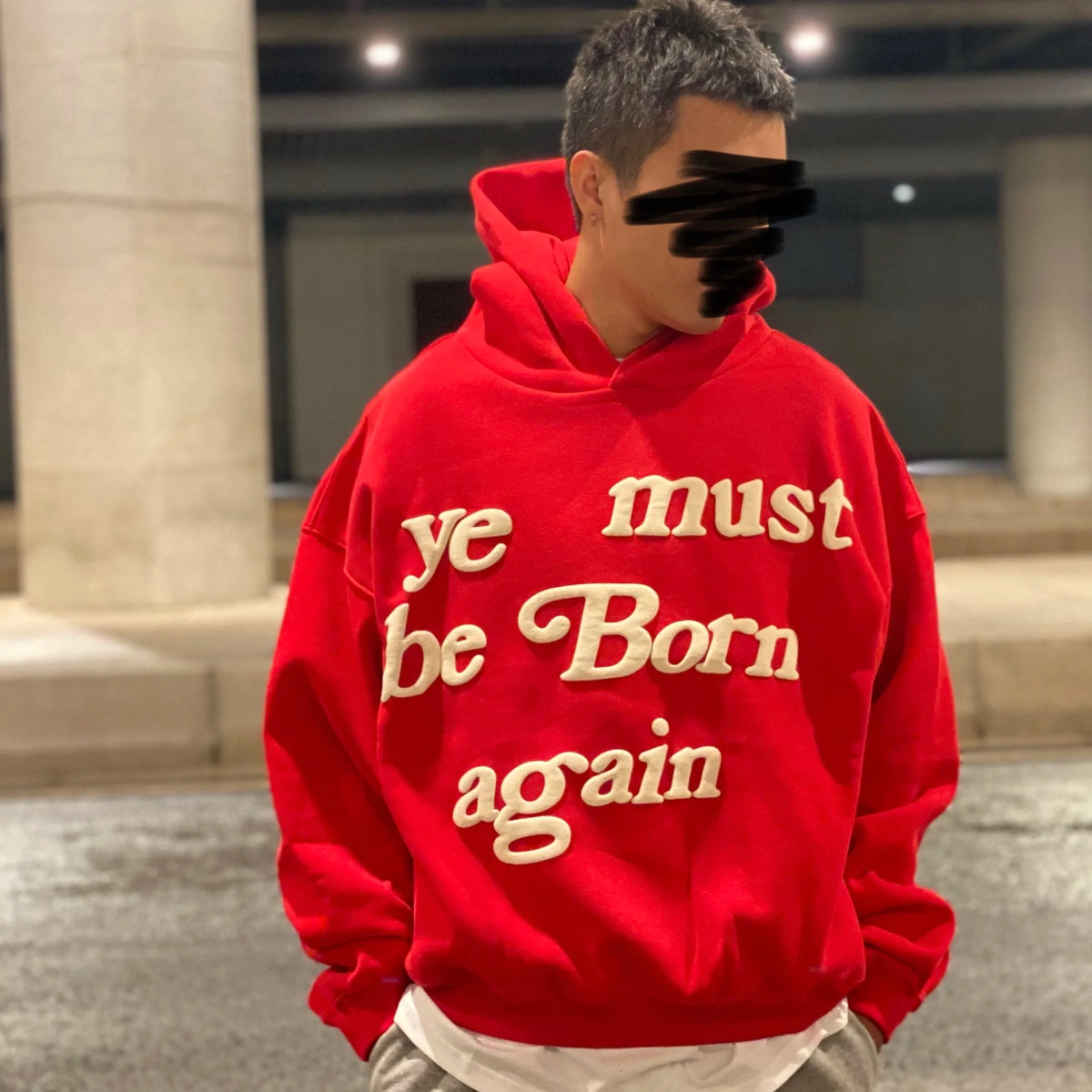 24ss 12 Colors CPFM KANYE WEST “ye must be born again” Letter Print High-Street Basic Hoodies Cotton Casual Hoodies For Men Street King Limited