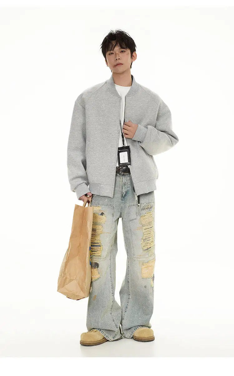 spring autumn air cotton baseball coat men streetwear fashion loose casual plus size bomber jacket women sweatshirt coat unique default style 498