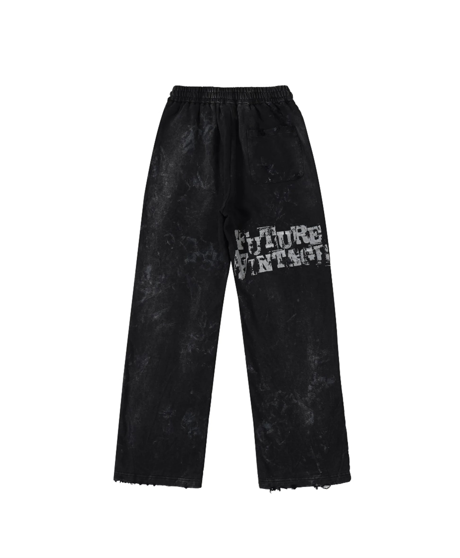 new arrival ssaint louis dirty old graffiti printed drawstring sanitary pants casual sport pants minimalist street pants