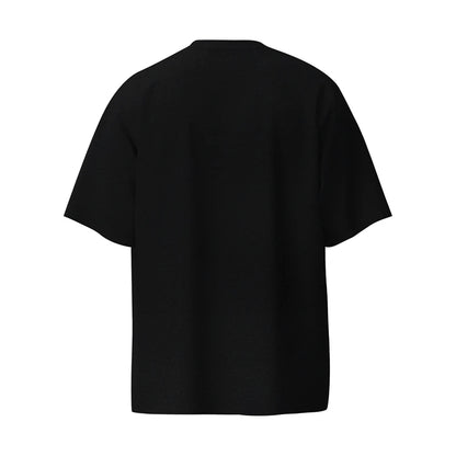 High Street Thug Club New Patchwork Embroidered Short Sleeved Casual Loose And Versatile Korean Street Solid Color T-shirt VTG Street King Limited