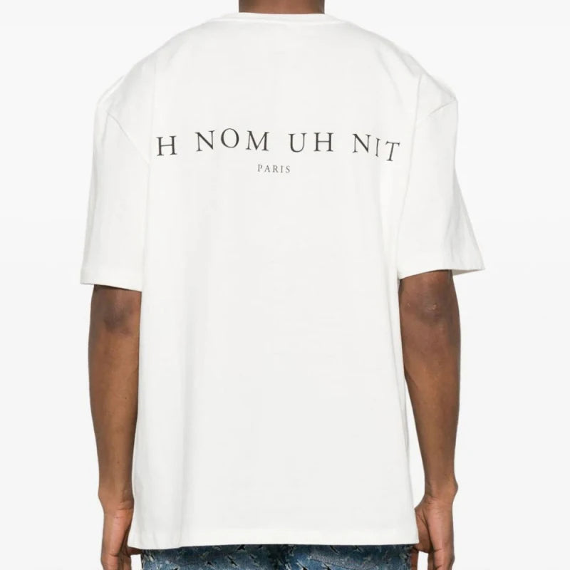 2024ss New IH NOM UH NIT T-shirt Masked Gold Necklace Printing Men Woman Good Quality Chaopai Top Tees Street King Limited